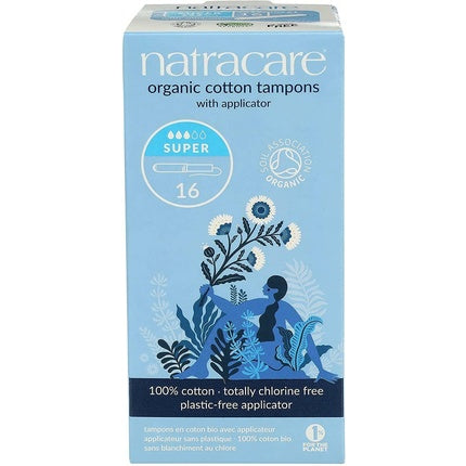 Tampoane organice, Natracare, cu aplicator, debit mediu-mare