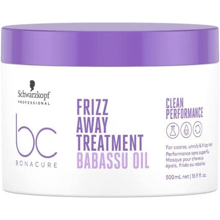 Masca de par, Schwarzkopf, Bonacure Frizz Away, 500ml