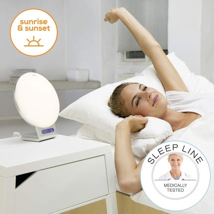 Lampă terapie luminoasă Beurer WL 75, radio, simulare răsărit/apus