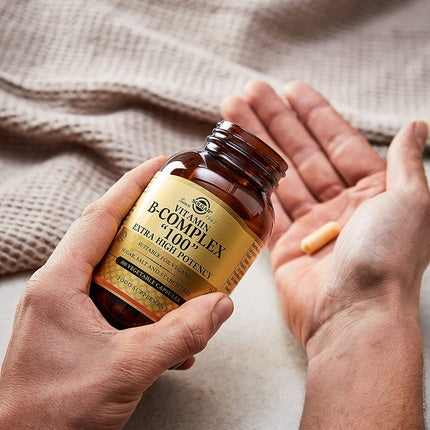 Vitamine, Solgar, B-Complex 100, capsule vegetale 100 buc