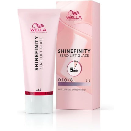 Vopsea de păr, Wella, Shinefinity 010/8, Blond Perlat