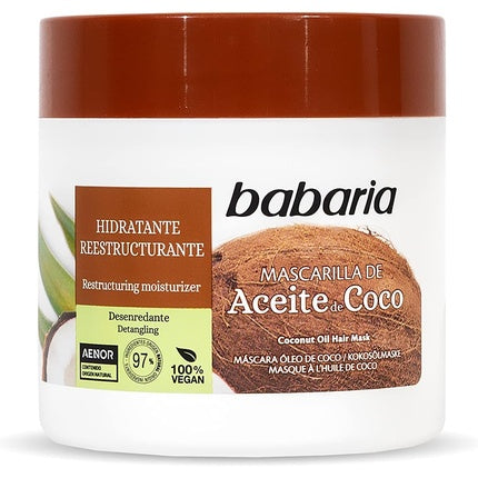 Mască păr Babaria, ulei de cocos, 400ml