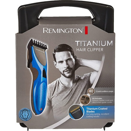 Aparat tuns, Remington, HC335, albastru, titan