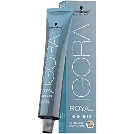 Vopsea de par permanenta, Schwarzkopf, Igora Royal Highlifts, Ultra Blond Cenusa, 60ml
