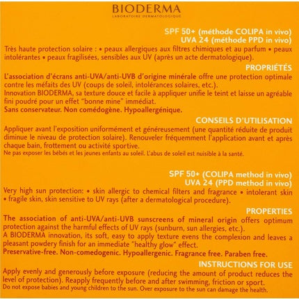 Pudră Compactă, Bioderma, culoare deschisă