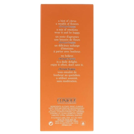 Parfum Eau de Parfum Clinique Happy pentru Femei, 3.4 Fl Oz
