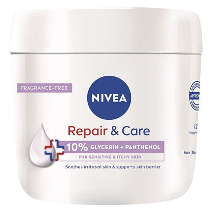 Crema de Corp Nivea Reparatoare si Hidratanta pentru Piele Sensibila 400 ml