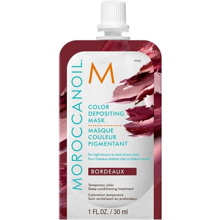 Masca de păr, Moroccanoil, Color Depositing Bordeaux 30ml