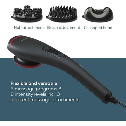 Aparat masaj Beurer MG 24, funcție încălzire, negru