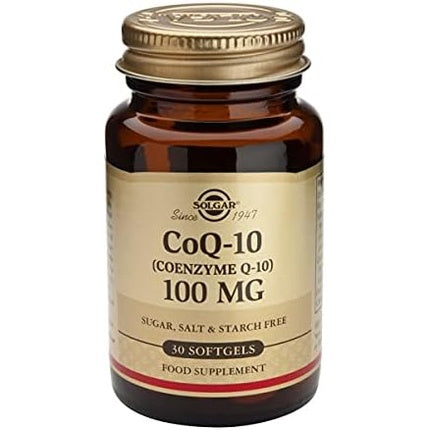 Supliment alimentar, Solgar, CoQ-10 100mg, 30 capsule moi