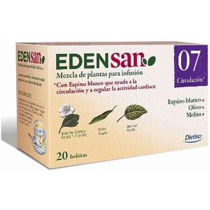 Infuzie Dietisa Edensan 07 Circulație, 20 plicuri