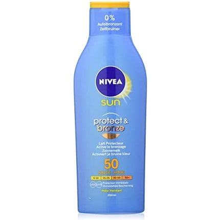 Loțiune solară, Nivea, Protect And Bronze, SPF50 200mL