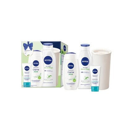 Set Îngrijire Față Nivea Happy Balance Aloe, Alb, 623g