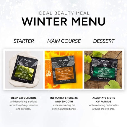 Masca de ochi, Apivita Gingko Biloba, 253g