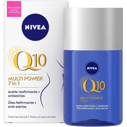 Ulei de corp Nivea Q10 Multi Power 7in1, 100ml, albastru