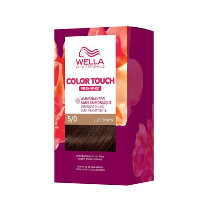Vopsea semipermanentă, Wella, Color Touch, maro deschis