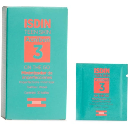 Șervețele umede, ISDIN, ACNIBEN, 32g