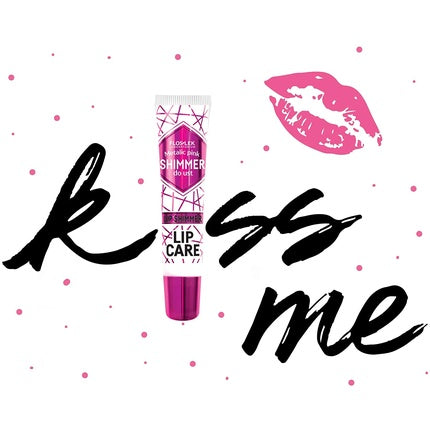 Luciu de buze, Floslek, Shimmer, roz metalic 10g