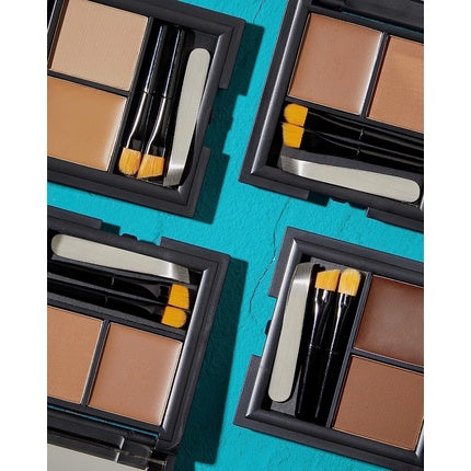 Kit sprancene, Sleek, cu pensete, Extra Dark