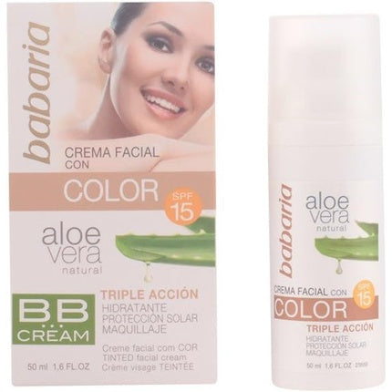 Crema Hidratanta Aloe SPF 15, Babaria, 50ml