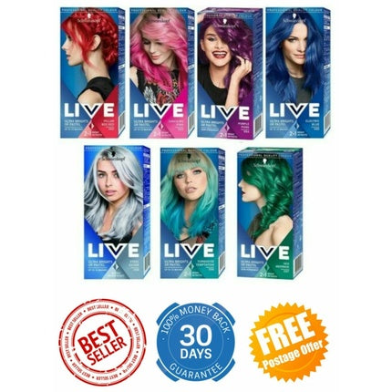 Vopsea păr, Schwarzkopf, Live Ultra Brights 098, argintiu