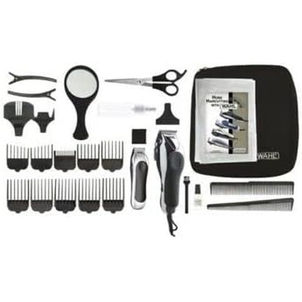 Aparat tuns, Wahl, Chrome Pro Deluxe, argintiu-negru