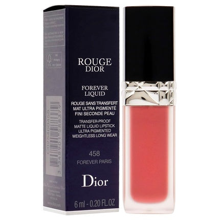 Ruj lichid, Dior, Rouge Dior Forever 458 Paris