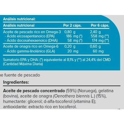 Supliment Omega 3 si 6, Vitae, 60 capsule, alb
