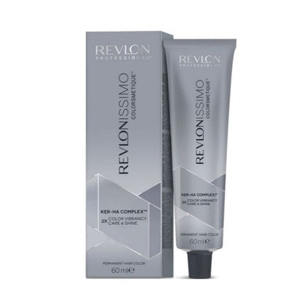 Vopsea permanenta pentru par, Revlon, Revlonissimo Colorsmetique, 7 Medium Blonde, 60 ml