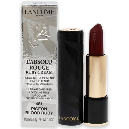 Ruj, Lancôme, L'Absolu Rouge Ruby Cream, roșu închis