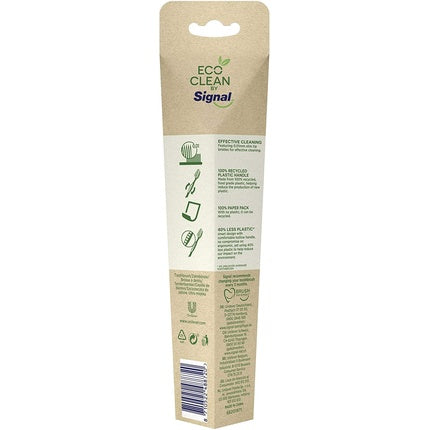 Periuță de dinți Signal Eco Clean, ultrasoft, plastic reciclat