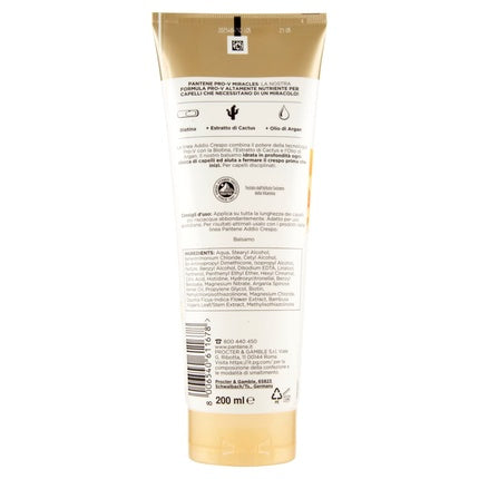 Balsam Pantene Pro-V Miracles Goodbye Frizz, 200ml, galben