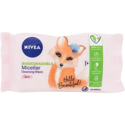 Servețele demachiante, Nivea, 3 în 1, roz