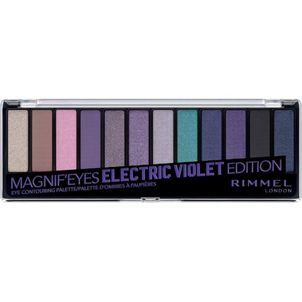 Paletă Fard de Ochi, Rimmel, Magnif'Eyes Electric Violet