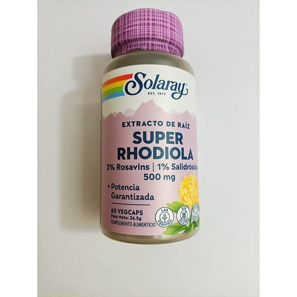 Vitamine, Solaray, Super Rhodiola, capsule vegetale, 60 buc