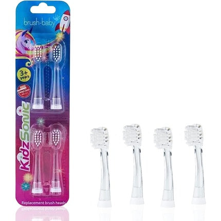 Capete periuță înlocuire, Brush-Baby, KidzSonic, copii 3+