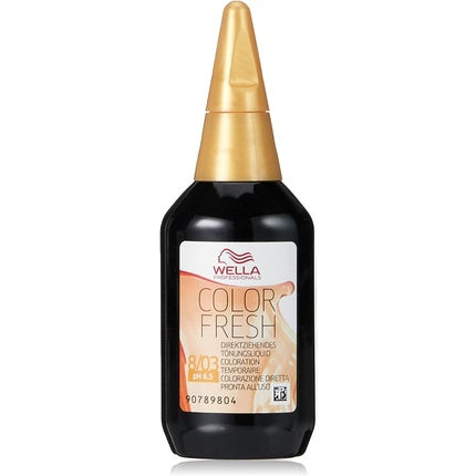Vopsea păr, Wella Colour Fresh, aurie natural deschis 75ml