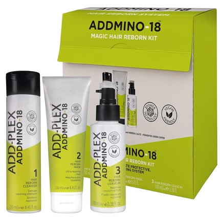 Set Îngrijire Păr, Addmino 18, Magic Hair Reborn, verde