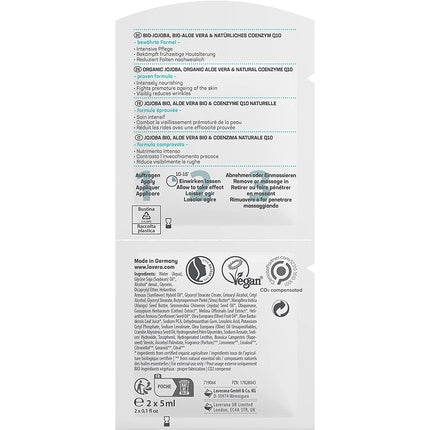 Masca fata, Lavera, Basis Sensitiv, Q10, 2x5ml