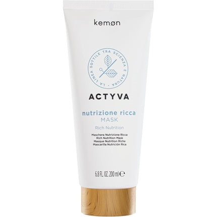 Mască păr, Kemon, Actyva Nutrizione Ricca, alb, 200ml