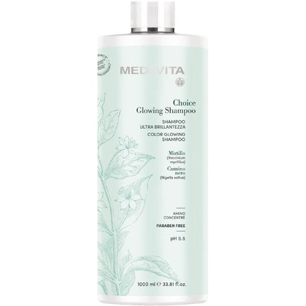 Șampon Medavita Choice Glowing, 1000ml, mentă