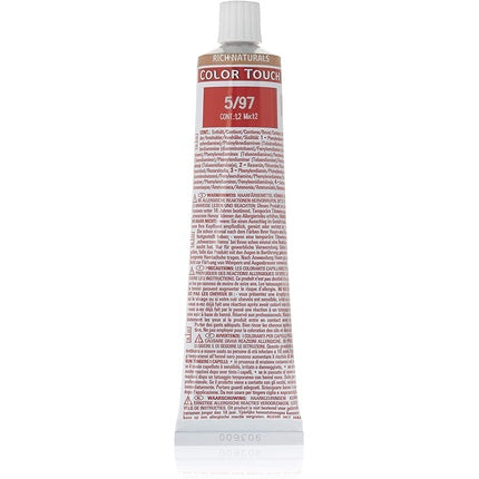 Vopsea de păr, Wella, Colour Touch, Light Brown Cendre