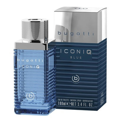 Parfum Eau De Toilette Bugatti Iconiq Blue Bărbați, 100 ml, Albastru