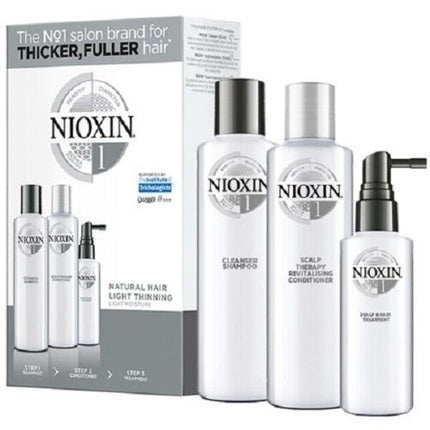 Set îngrijire păr, Nioxin, System 1, păr natural