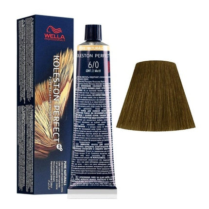 Vopsea de par, Wella, Koleston Perfect 6/0 Blond Inchis Natural, 60ml