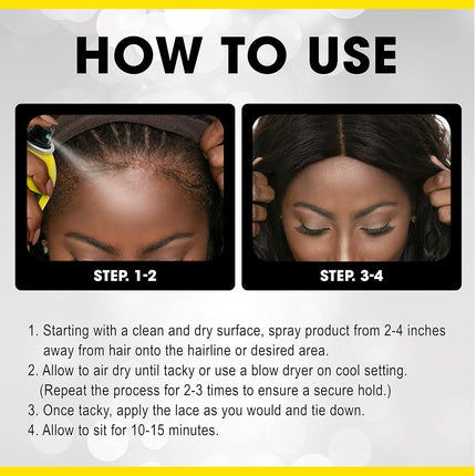 Spray fixare machiaj, Ebin New York, Wonder Lace Bond, 180ml