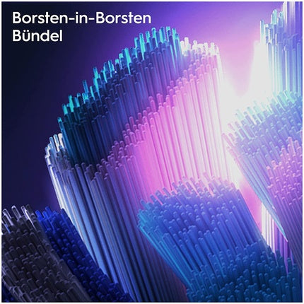 Capete de periuță electrică, Oral-B iO, set 6 bucăți, negru