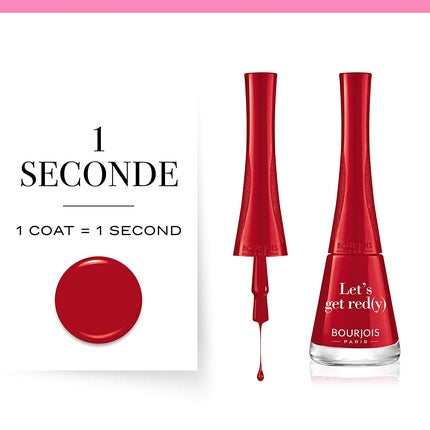 Oja, Bourjois, 1 Seconde, Let's get red(y), 9ml