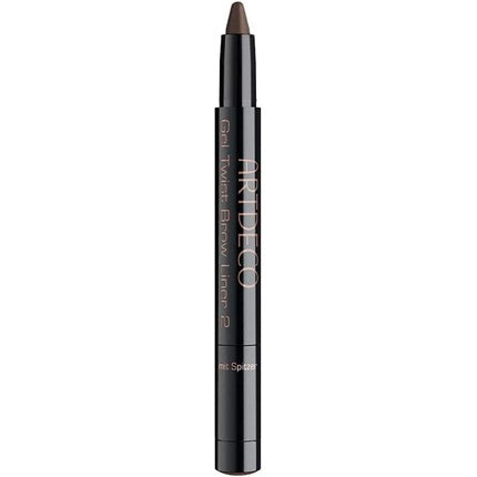 Creion pentru sprâncene Artdeco Gel Twist Brow Liner nr. 2 Maro Închis