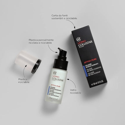 Ser colagen anti-rid bărbați, Collistar, Actives Puri, 30ml
